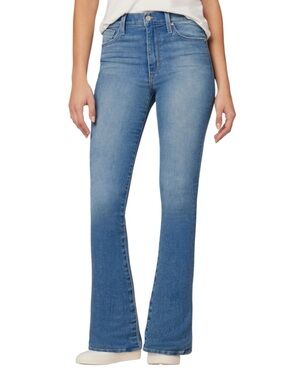 Joe's High Rise Moreland Jeans Light Blue Wide-Leg Flare Denim Size 29